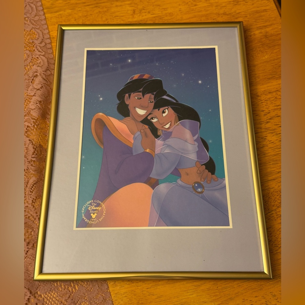 VTG ‘93 Disney Exclusive Commemorative Framed Photo